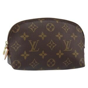 LOUIS VUITTON Monogram Pochette Cosmetic PM Pouch M43998 LV Auth BA9445